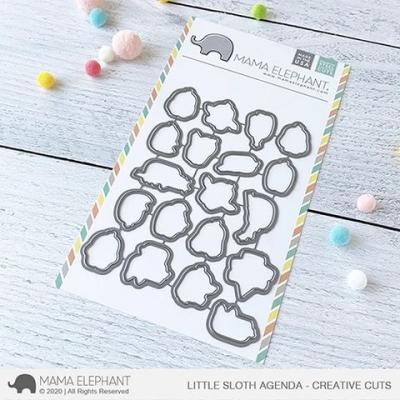 Mama Elephant Creative Cuts - Little Sloth Agenda